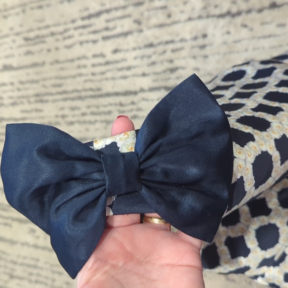 Ted Baker Blushing Rose Geo Dress with added blue panel to hem - Picture 8 of 16